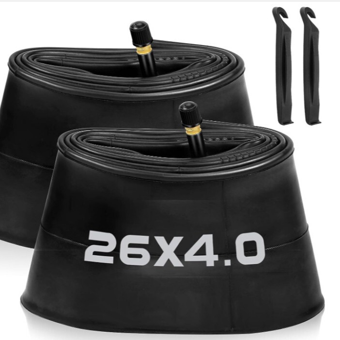 Road Bike Inner Tube 26inch 26X4.0 Fat Tire Butyl Rubber Valve Beach Bike Inner Tube Bicycle Accessories