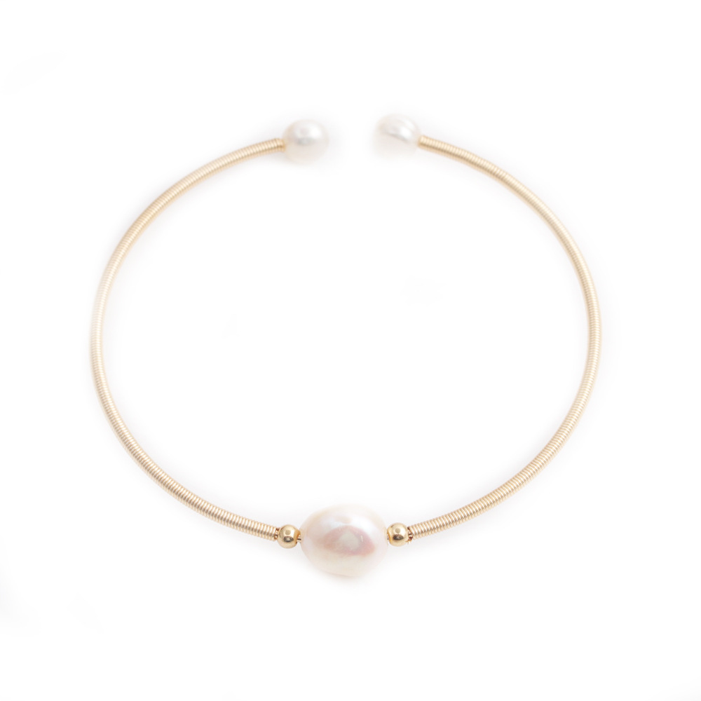 Korean freshwater pearl 14K goldfilled pearl braceletpicture5