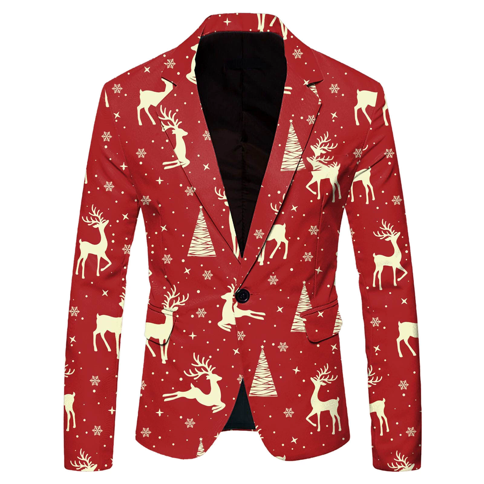 2024 Amazon Европейские и американские трансграничные сезоны новые модные тенденции красный мужской пиджак WL008