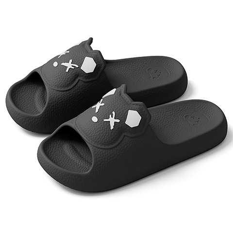 Zomerslippers van EVA-materiaal in de vorm van een beer voor dames, van topkwaliteit, geschikt voor binnen en buiten, ideaal voor thuisgebruik door stellen._voghion.com