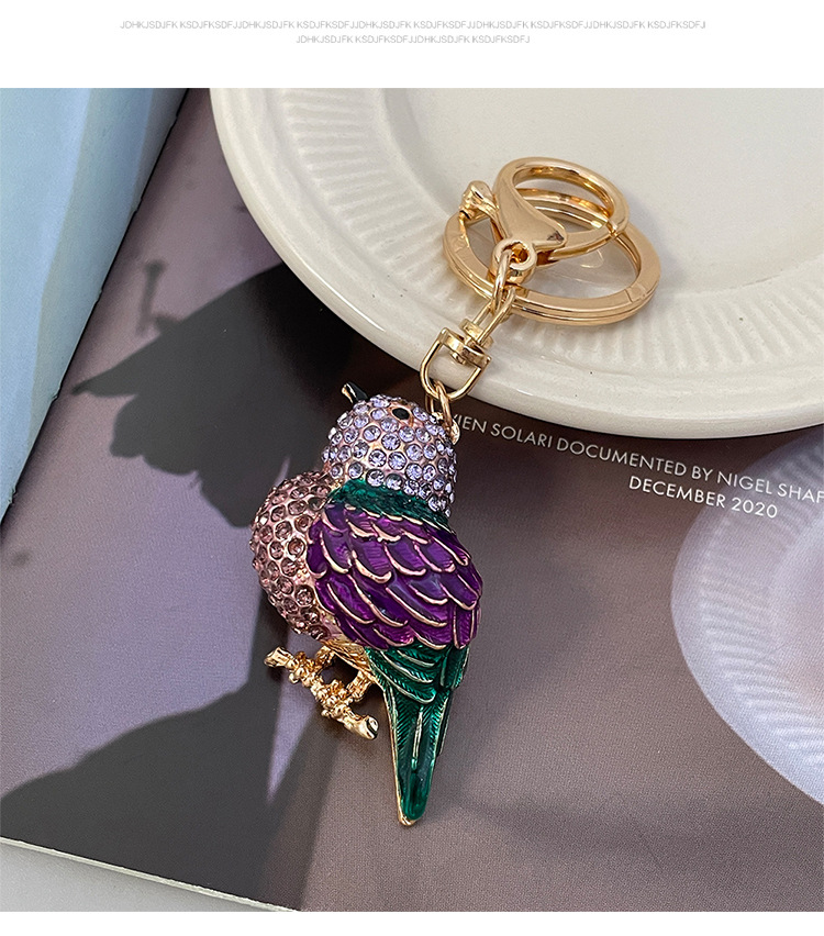 Southeast Asia Modern Style Alloy Bird Unisex Bag Pendant Keychain display picture 3