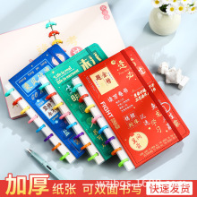 高颜值金榜题名笔记本学生文具线圈本文艺励志文字记事本批发logo
