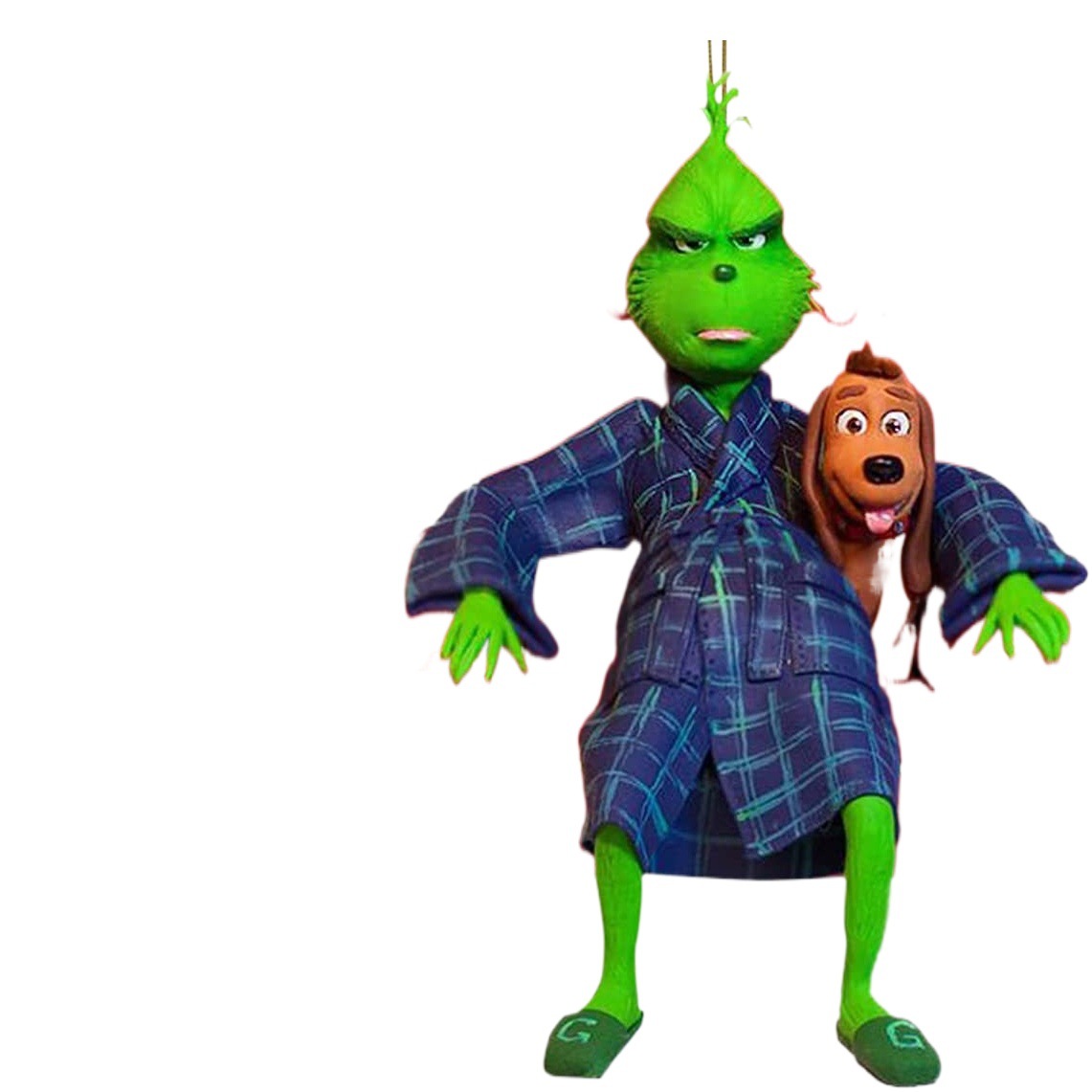 Grinch transfronterizo monstruo de piel verde árbol de Navidad colgante Grinch acrílico artesanía decoración de Navidad colgante