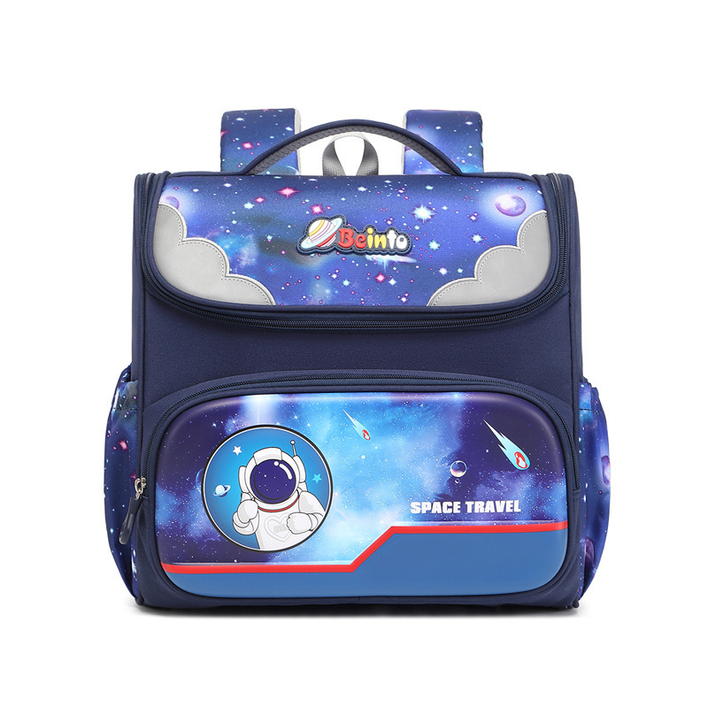 Nueva mochila escolar para niña de escuela primaria, bolsa espacial todo en uno para reducir la carga y proteger la columna vertebral, mochila para niño de grado 1-3