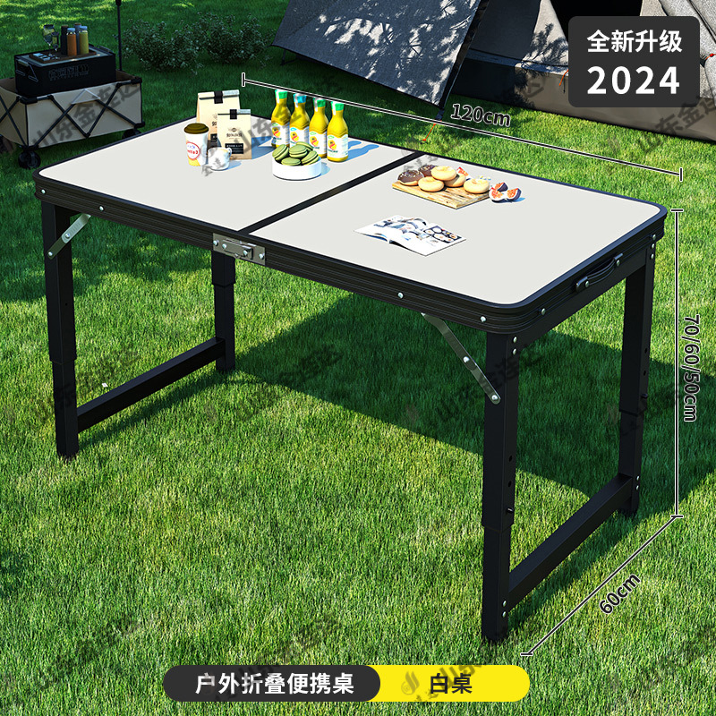 Mesa plegable, puestos al aire libre, mercado nocturno, mesa portátil, simple