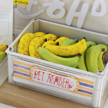 跨境PET REMBER 宠物仿真香蕉发声玩具 狗狗乳胶大香蕉陪伴玩具