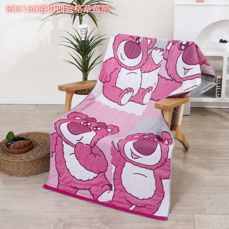 Cotton Five-Layer Gauze Multifunctional Bath Towel Cover Blanket Wrapping Towel Couple Thickened Bath Towel