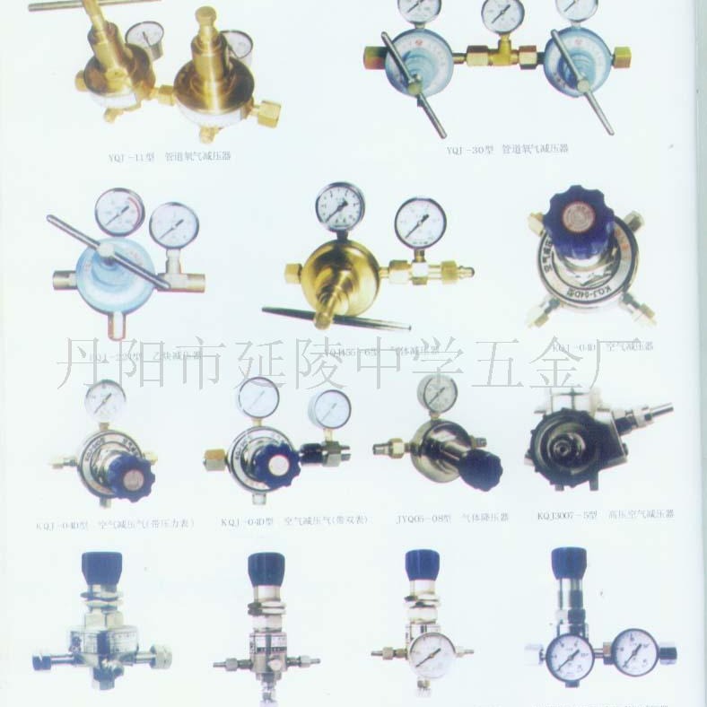 供应乙炔氧气等气瓶减压器,管道气体减压器(图)