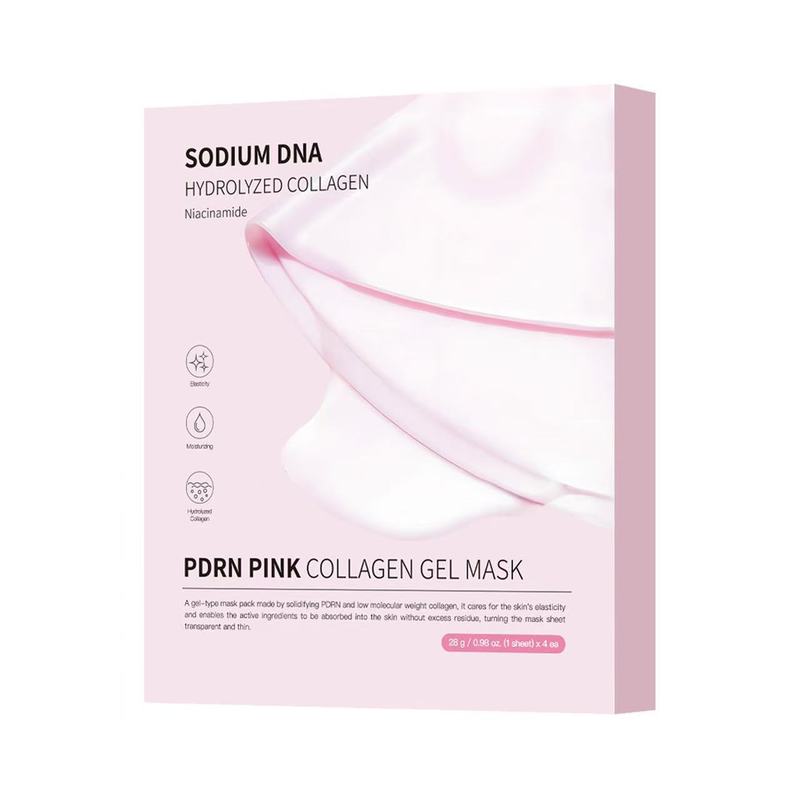 跨境PDRN PINK COLLAGEN GEL MASK粉色胶原蛋白面膜果冻分体面膜|undefined