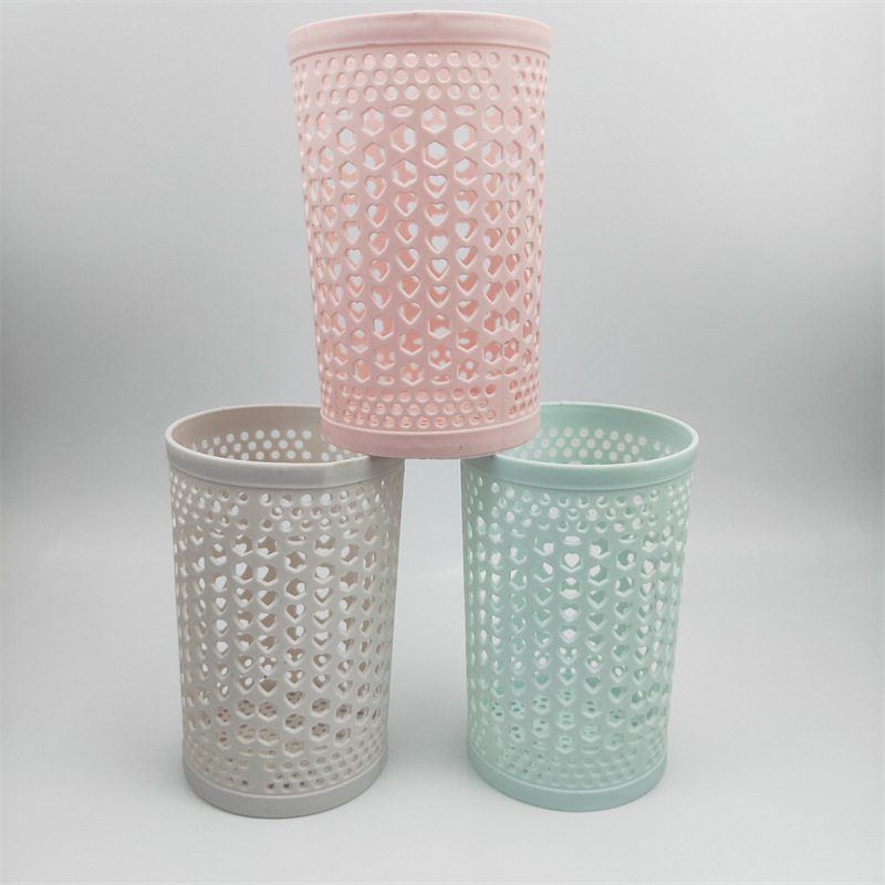 Portapalillos de plástico con perforaciones grande y redondo para restaurante y hotel, venta al por mayor.