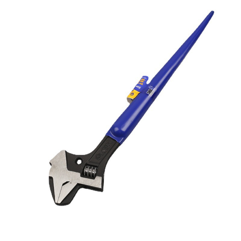 Llave móvil multifuncional cuatro en uno, alicates de tubo, cola afilada, boca viva, llave de palanca de percusión de doble uso, llave de plomería