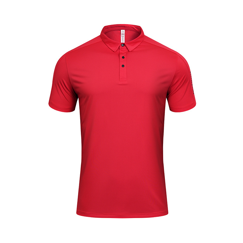 Camisas de polo de verano de hielo secado rápido hombres y mujeres deportes casuales de mangas cortas correr fitness con collar chaqueta de tenis gran chaqueta