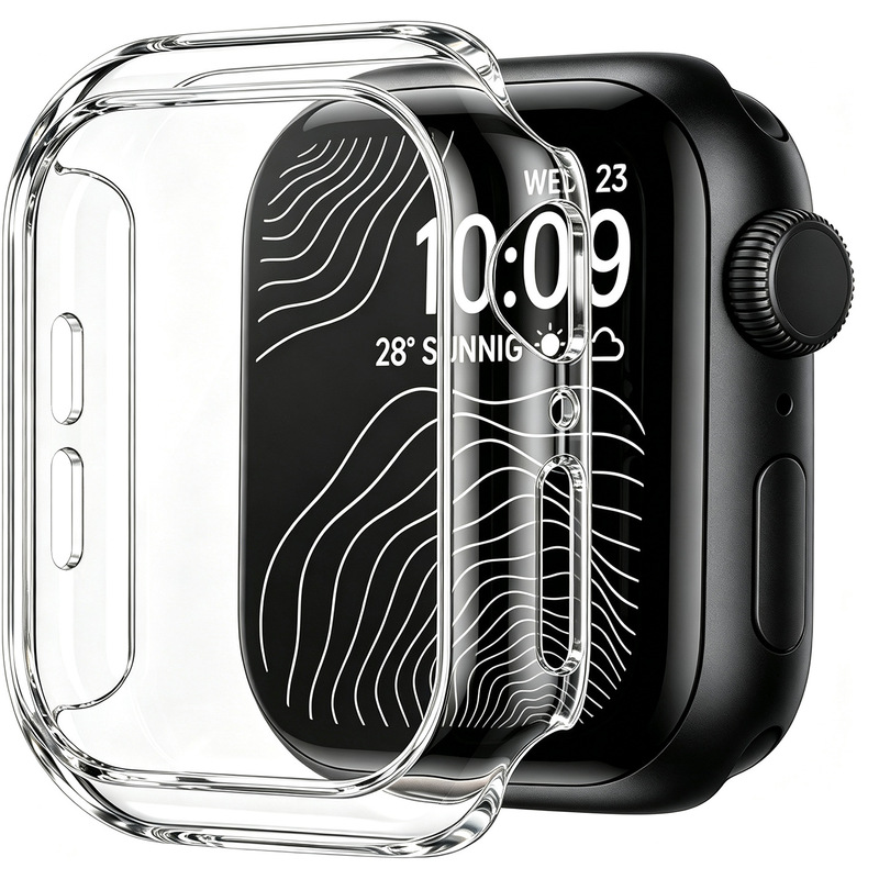 Suitable for Apple Watch protective case iwatch frame PC hard case applewatchs12/11/10/se case Suitable for Apple Watch protective case iwatch frame PC hard case applewatchs12/11/10/se case