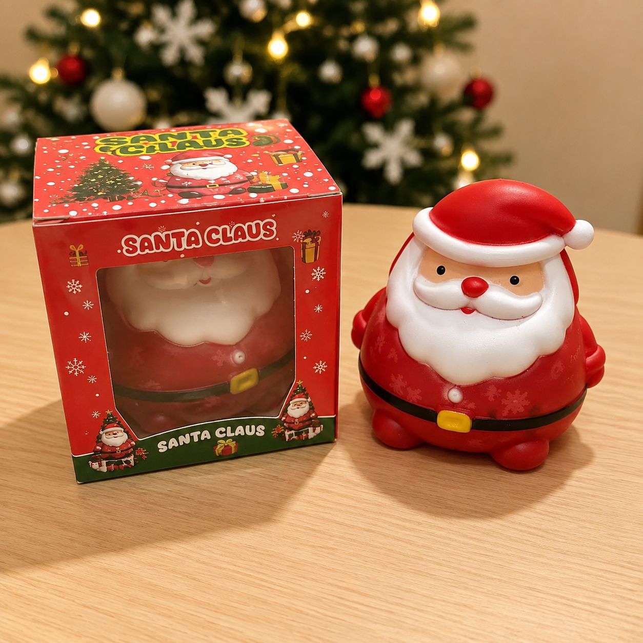 2026 Nuevo Santa Claus transfronterizo maltosa rebote lento pellizco feliz descompresión juguete lindo divertido regalo caja image 10