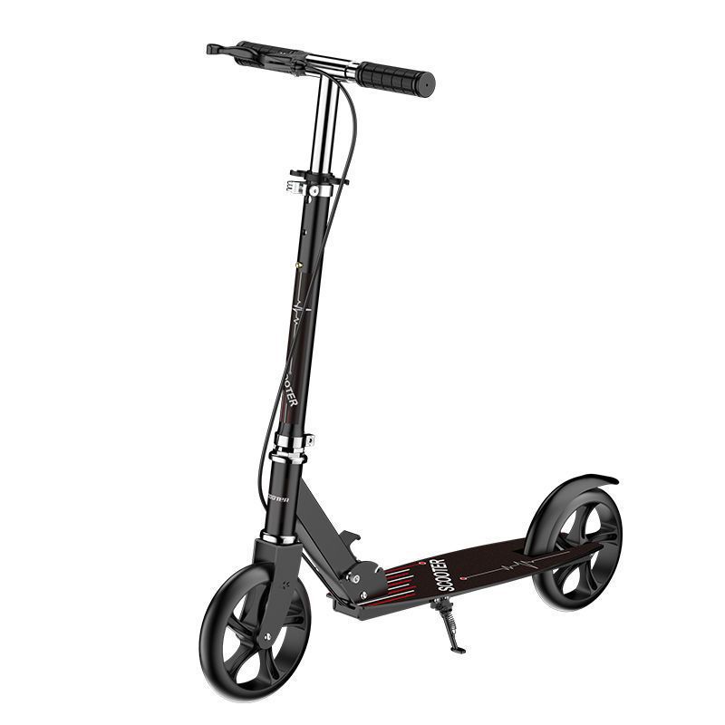 JPC scooter para adultos Niños dos ruedas plegables dos ruedas para trabajar en la ciudad Hombres y mujeres de 8 - 12 años Adolescentes adultos