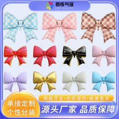国境を越えた新製品大型マットリボンアルミフィルムバルーンリボンスタイルアルミフィルムバルーン女の子の誕生日パーティー