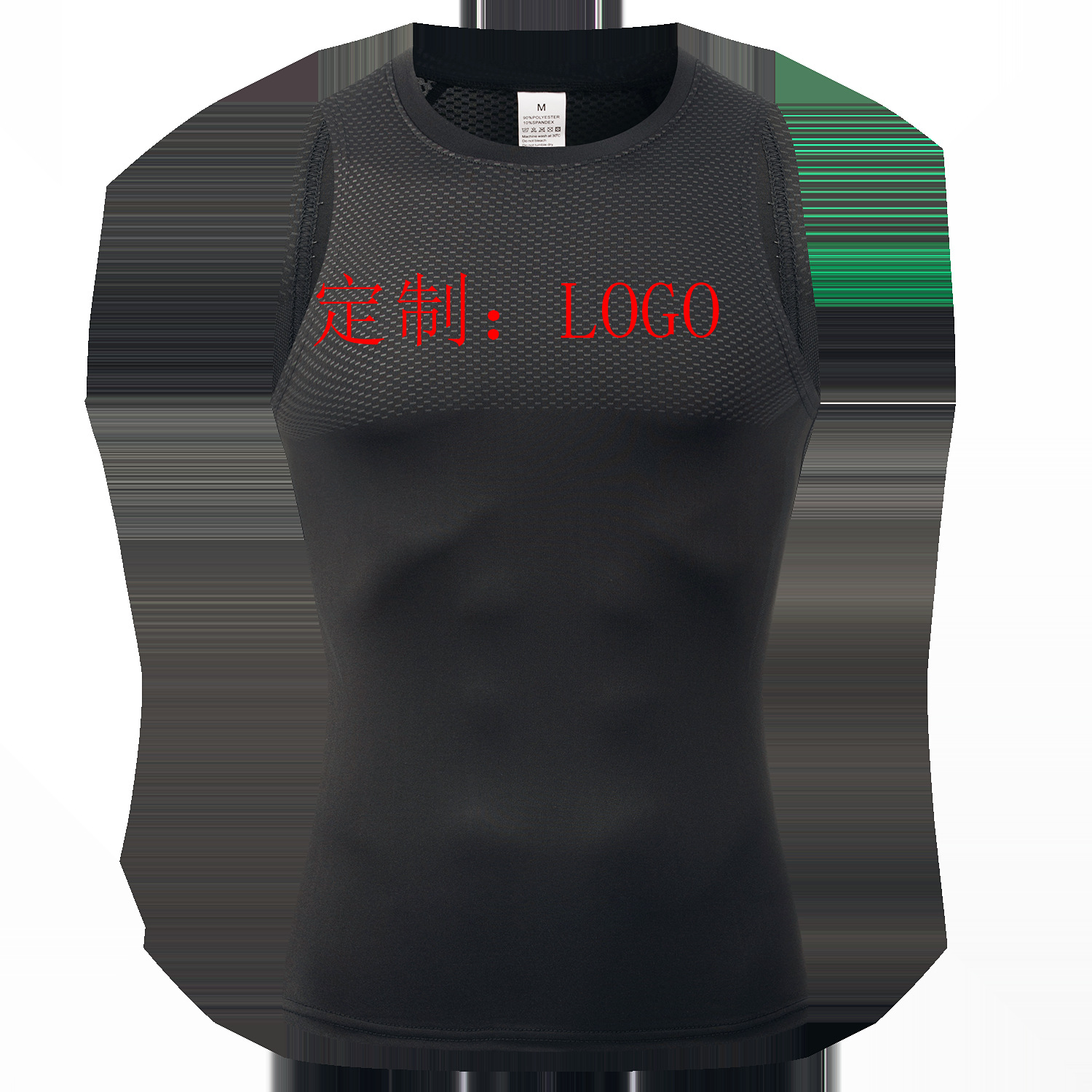 GYM Europa y América hombre moda compresión de cuello redondo camiseta de secado rápido apretada transpiración fitness correr camiseta deportiva de manga larga
