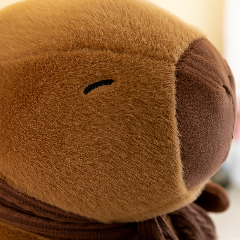 国境を越えて首を囲むカピバラのぬいぐるみのカードでしょうマフラーは誕生日プレゼントの子供機卸売りを摘み取ることができます