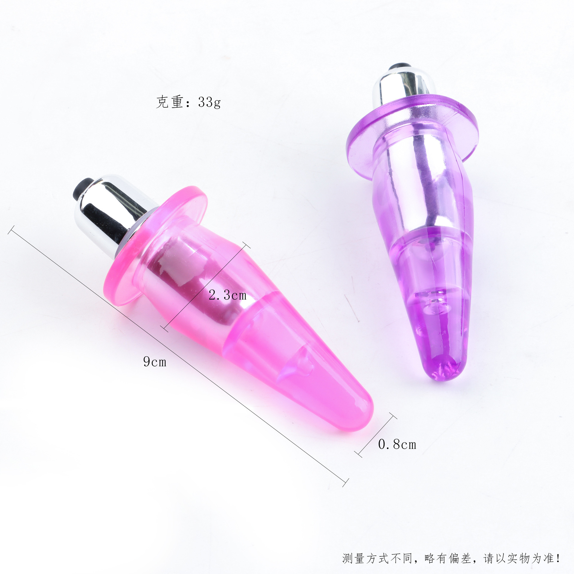 Vibrating Anal Plug with Finger Sleeve Design, TPE, Blue, Adult Unisex — detail image 10
