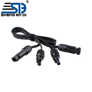 MC4����DC�Դ��14AWG�p�K��о����ˮIP68̫��ܹ���B�����B�Ӿ�