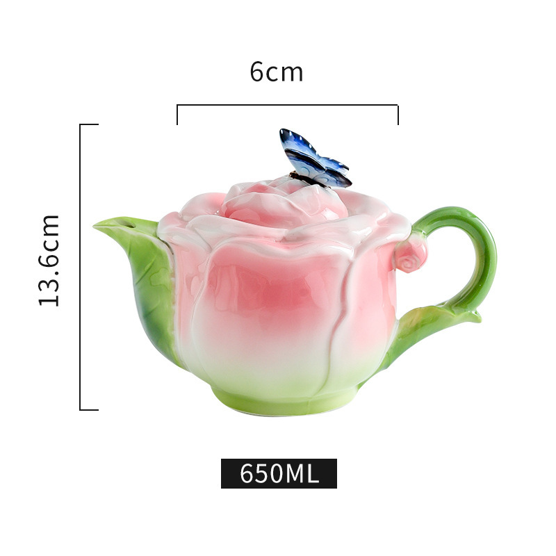 Pink rose pot⚑