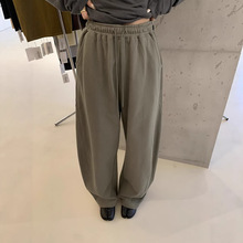 爱与南希十三行2026春夏韩抽绳宽松纯棉遮肉休闲弯刀卫裤女04130