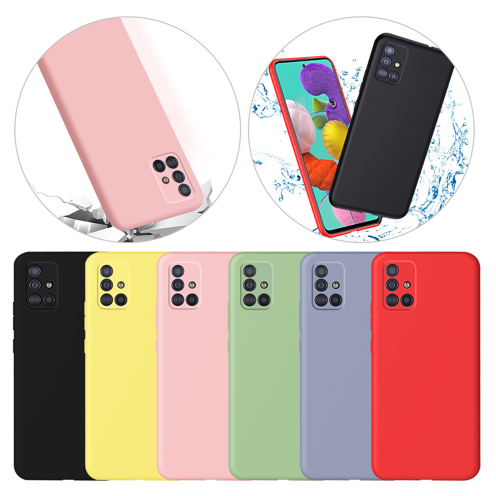 Diretamente do fabricante: Capa à prova de choque para Samsung S23, capa de silicone líquido para celular S20FE/A53/A23/A24_voghion.com