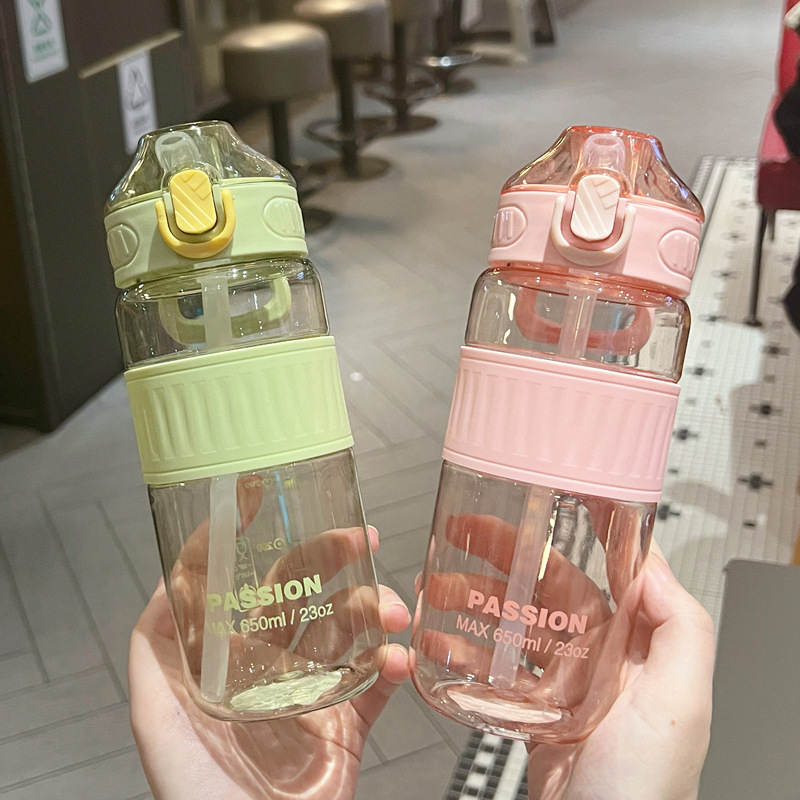 Taza de agua aislante de silicona, taza de paja, taza de plástico especial de gran capacidad para mujeres embarazadas, hervidor de agua resistente a altas temperaturas de verano
