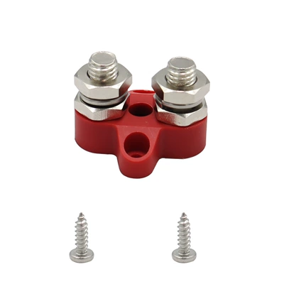 Power supply, ignition system accessories — Yacht Battery Terminal 48V - red-double-stud-m10