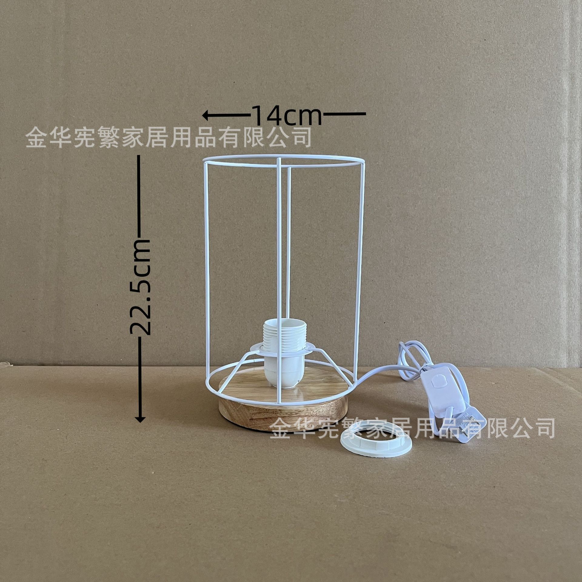 14x20 원형 철 프레임 + 8.5 높이 반니 통나무 베이스