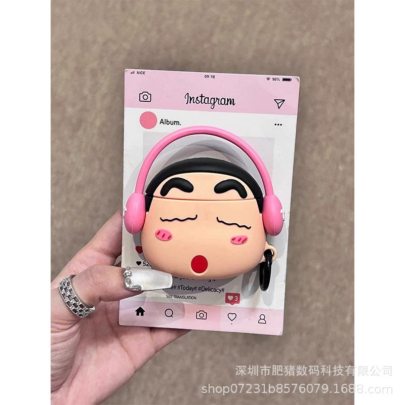 Чехол для AirPods (Ketong) в виде милой cartoon силиконовый защитный чехол — совместим с AirPods 1/2/3/4/Pro/Pro2