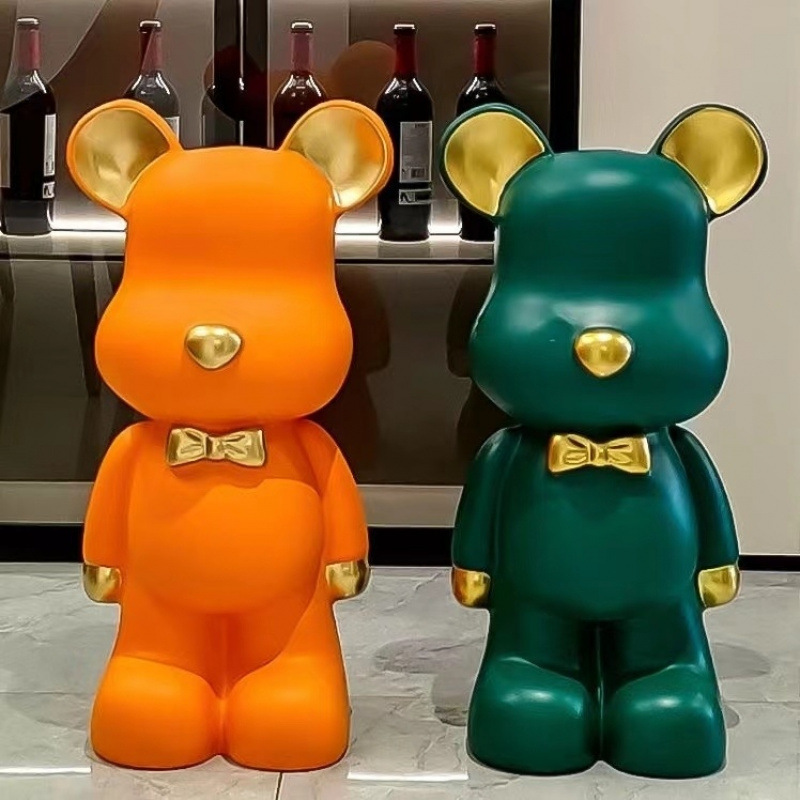 暴力的なクマの貯金箱は出入りのみ、インターネット有名人の家庭用装飾品、新しい家、賃貸住宅、子供、女の子|undefined