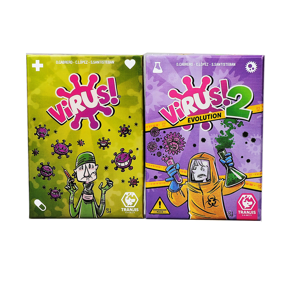 English version of Virus2 virus evolution infection card parent-child toys family party games cards games