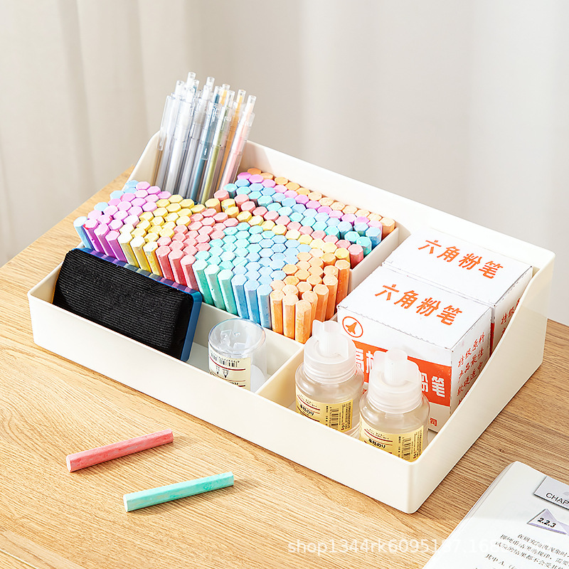 Chalk storage box on the platform classroom blackboard eraser finishing box desktop art box special chalk box Chalk storage box on the platform classroom blackboard eraser finishing box desktop art box special chalk box