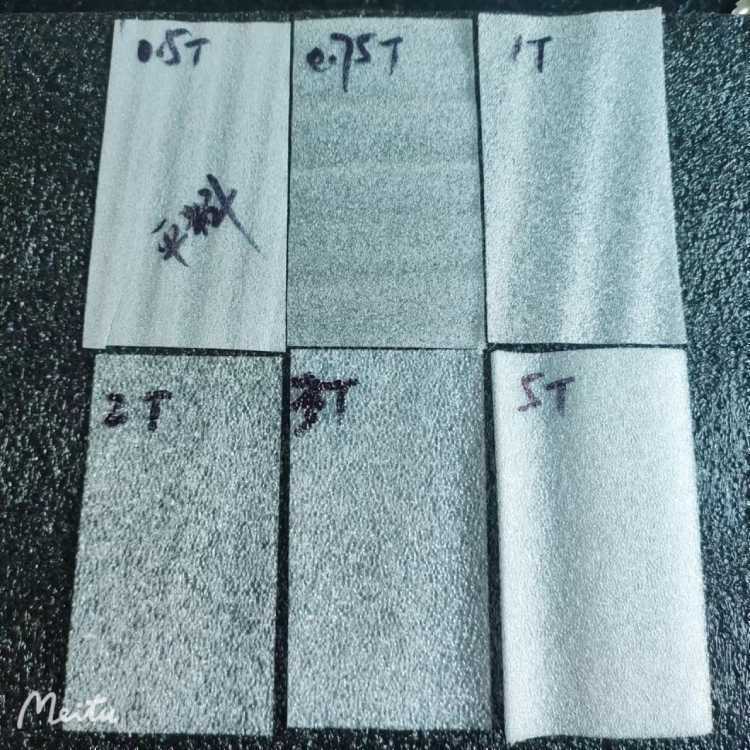 厂家直销0.5-100mm任意规格黑色粉色红色防震加密特平珍珠棉复膜