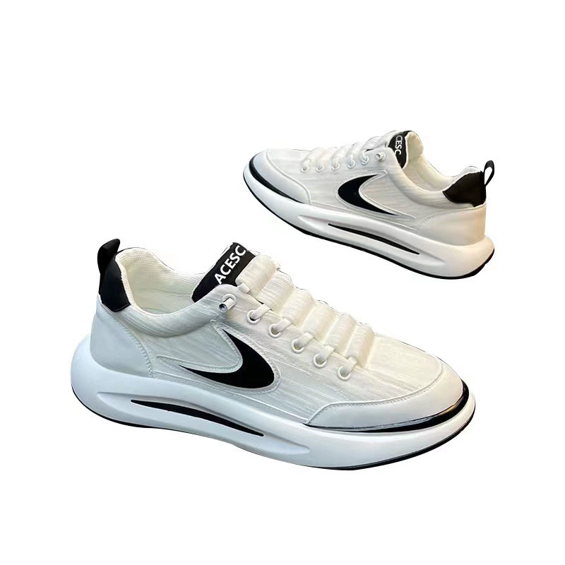 Silk footwear, trend sports shoes platform, Korean style, internet celebrity
