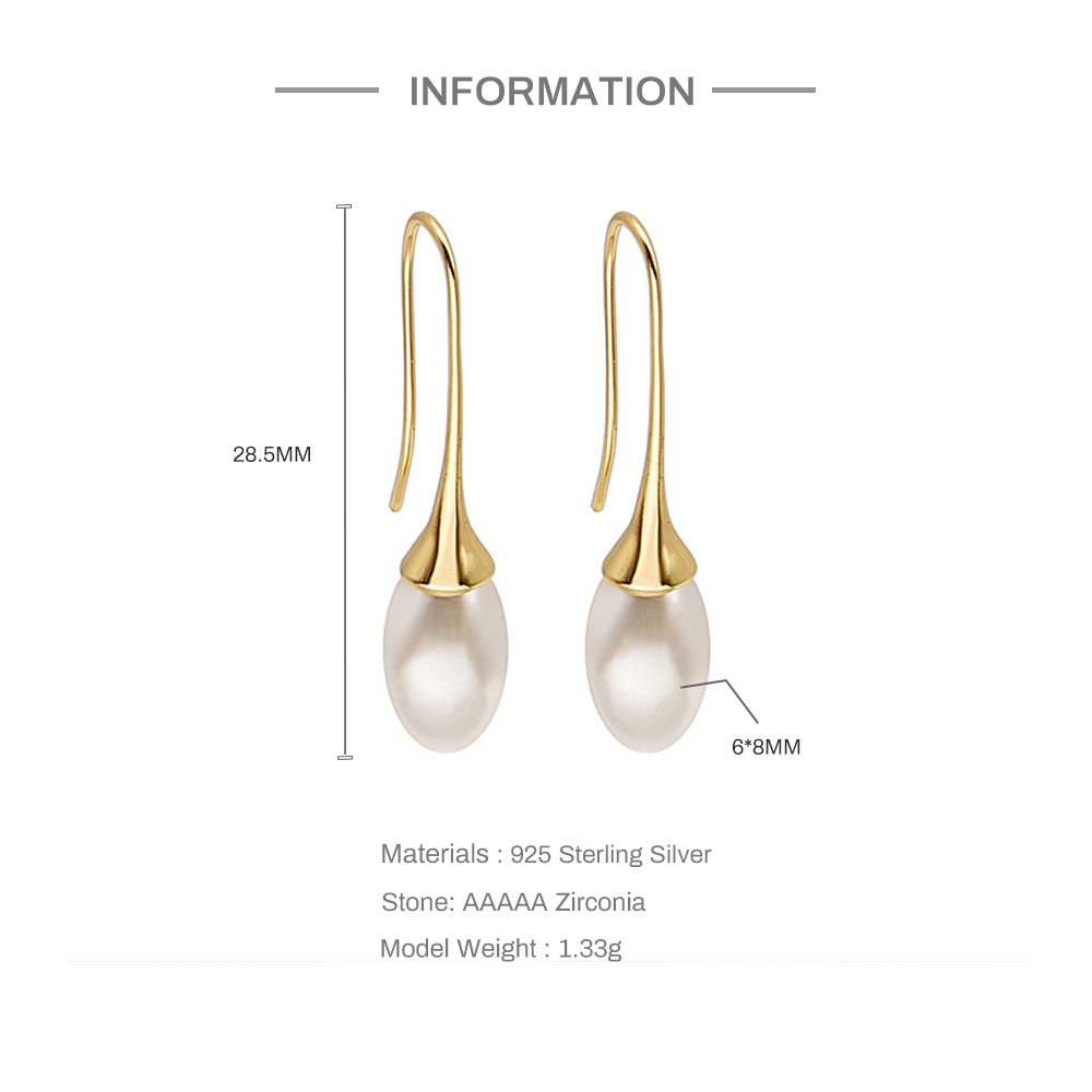 1g Weight 925 Sterling Silver Ear Needle Material 18K Gold Plated Plating Material Drop Earrings Classification 1 Pair Quantity Date, Tea Party Occasion 925 Sterling Silver Material Geometric Pattern All Seasons Season Women's Gender Elegant, Simple Style Style 1 Pair 18K Gold Plated 925 Sterling Silver 925 Sterling Silver Earrings Geometric Drop Earrings 15