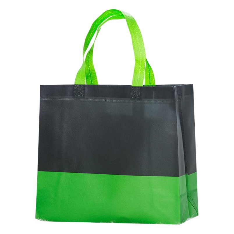 En stock bolso no tejido recubierto de color embalaje de ropa en bolsas de stock bolso no tejido recubierto Promoción de la escuela