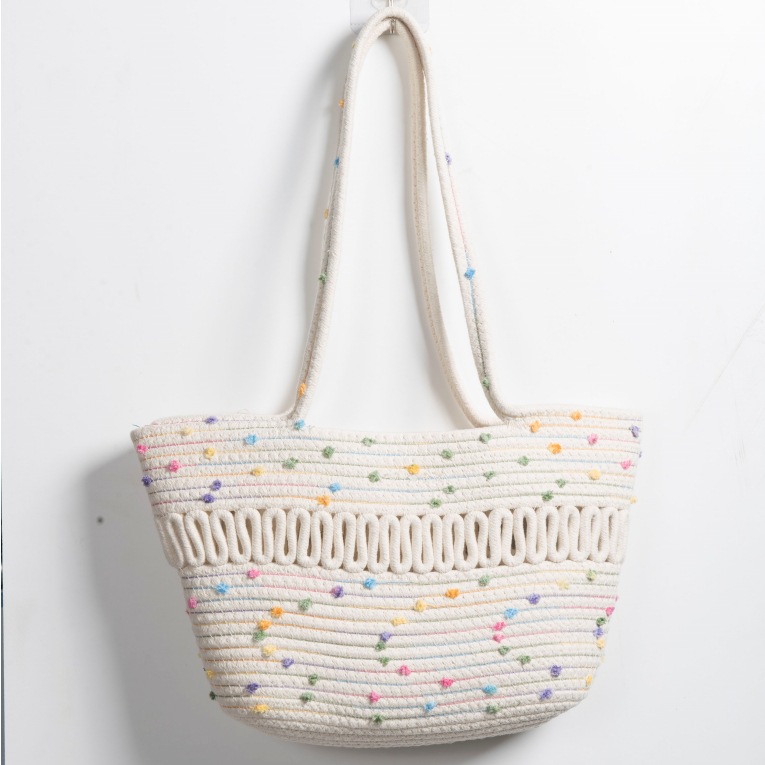 Bolsas de mano de mujer, bolsas de tejido de cordón, bolsas TOT 2024, nuevas bolsas de gran capacidad, bolsas de hombro, bolsas de cesta