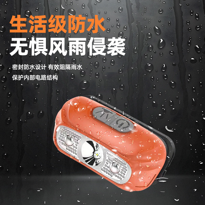 Linterna Frontal LED Mini con Sensor de Mano