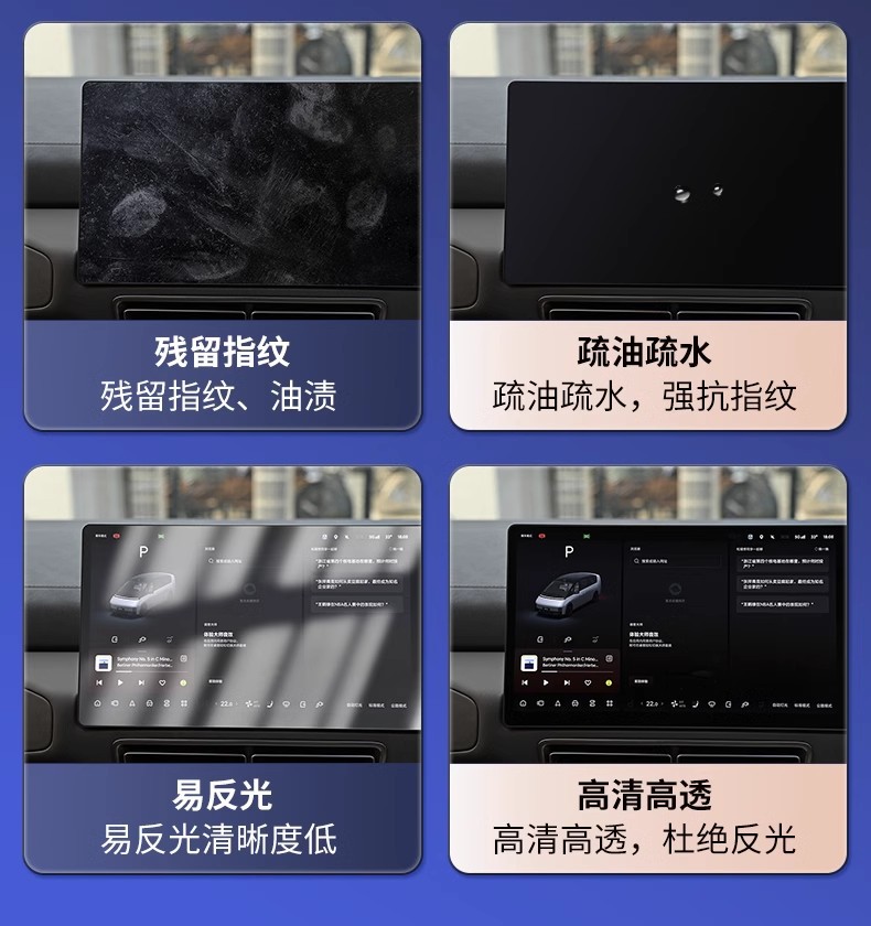 25 Volkswagen Lavida dedicated central control navigation screen glass tempered film protective film cutting-edge car interior 24