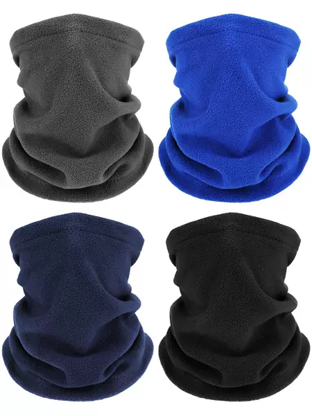 Amazon Autumn and Winter Multifunctional Neck Warmer Thickened Fleece Hat Ski Mask Polar Fleece Cycling Sports Neck Gaiter