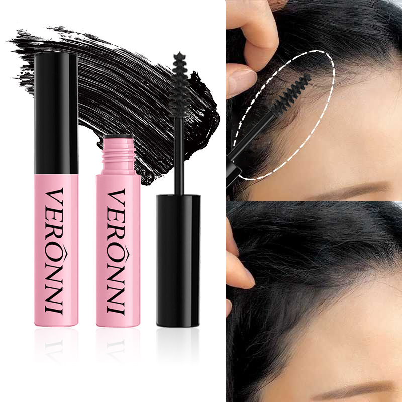 Multifunctional hair root touch-up stick, waterproof and sweat-proof, portable temporary cover-up pen for white hair, beard, and eyebrows