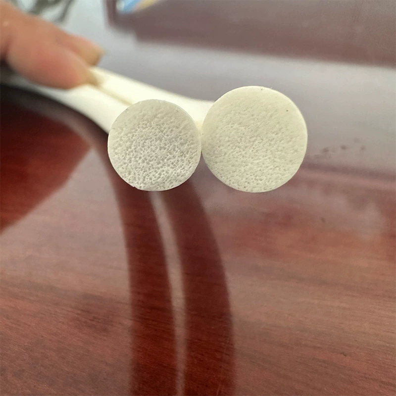 Фабрика силиконовая пенопластовая уплотнительная полоска мягкая круглая полоска белый круглый стержень твердый силиконовый полосок губка круглая полоска оптом