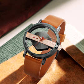 【新款】TOMI特米镂空设计透视表中性休闲时尚简约韩版男女手表