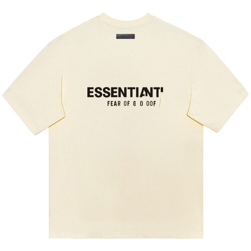 Cross-border pure cotton American-style short-sleeve men's and women's FOG trendy streetwear short-sleeve T-shirt with embroidered letters