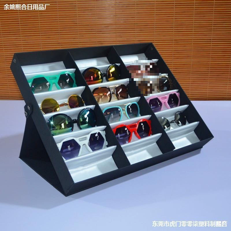 Glasses, stand, sunglasses, storage box, 18 cells