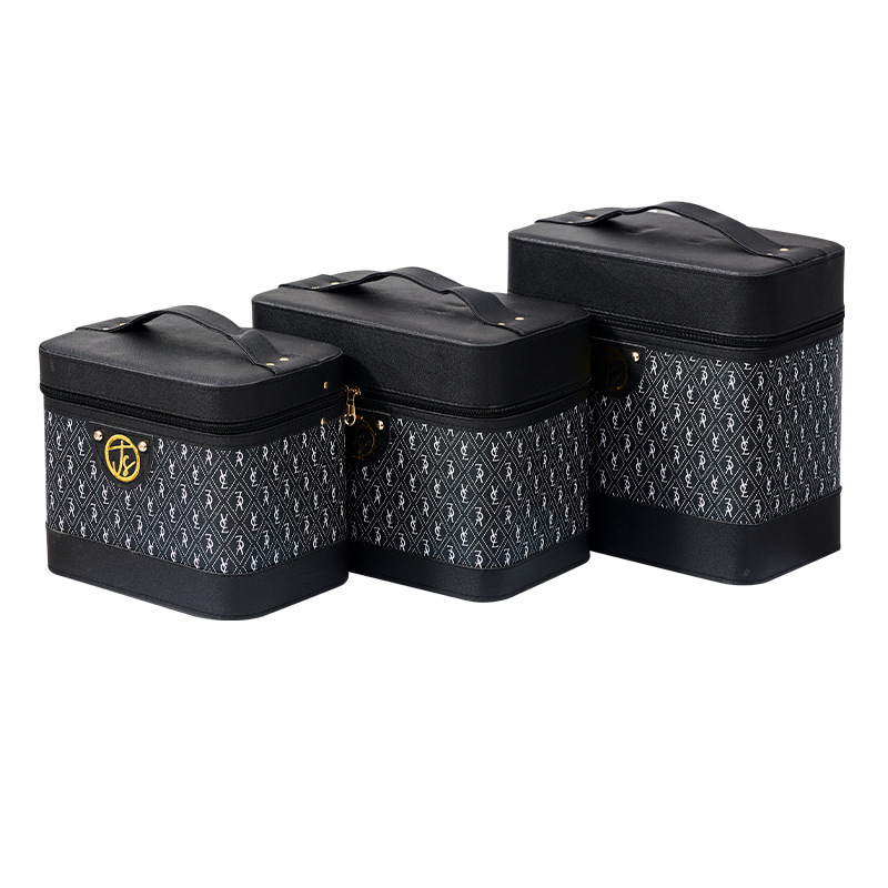 Maleta de Maquillaje de Moda con Compartimentos Interiores, Caja de Almacenamiento de Cosméticos Multifuncional, Maleta de Gran Capacidad, Venta al por Mayor