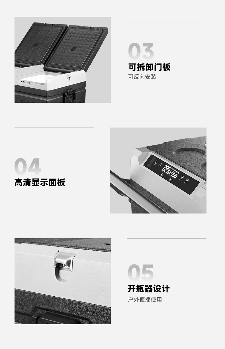 Ice Tiger Compressor Car Refrigerator Car Home Dual-use Refrigeration 12v24v Portable TW75 Dormitory Mini Refrigerator
