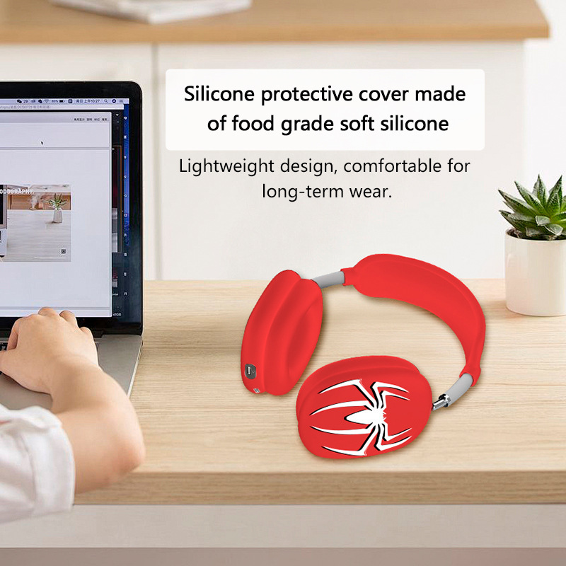 Apple airpodsmax ヘッドフォンシェル、シリコンイヤーマフ保護カバー、落下防止、傷防止、つや消しの質感、高級感に適しています。|undefined